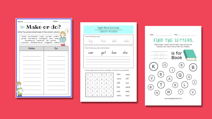 do custom kids worksheets children worksheets kindergarten