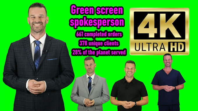 be your male ugc green screen spokesperson in 4k