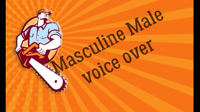 record a deep voice masculine gritty american male voiceover