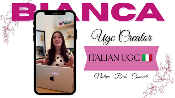 create ugc videos in italian