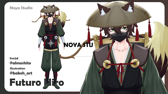 create professional live2d rigging for your vtuber model