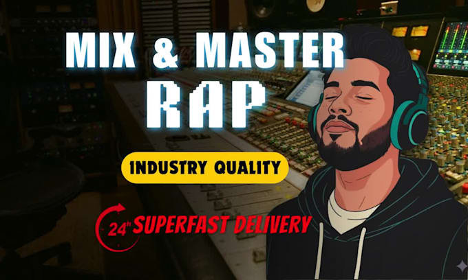 mix and master rap songs with pro studio quality