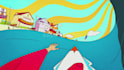 create animated trippy psychedelic lyric music song video