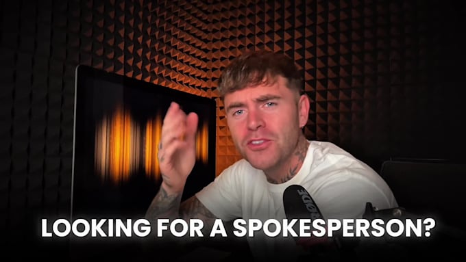 create an energetic spokesperson video and ugc ads