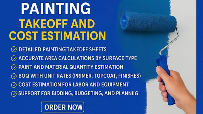 provide accurate painting takeoffs and cost estimation