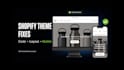 fix shopify theme bugs, liquid errors, and mobile layout issues