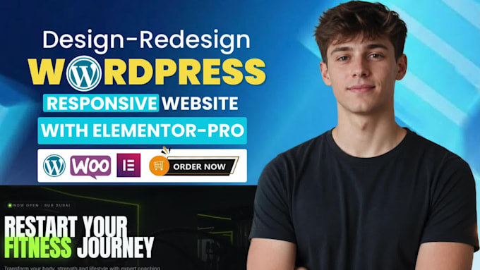 redesign your wordpress website using elementor pro