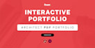 do an interactive architecture portfolio, CV, resume on PDF
