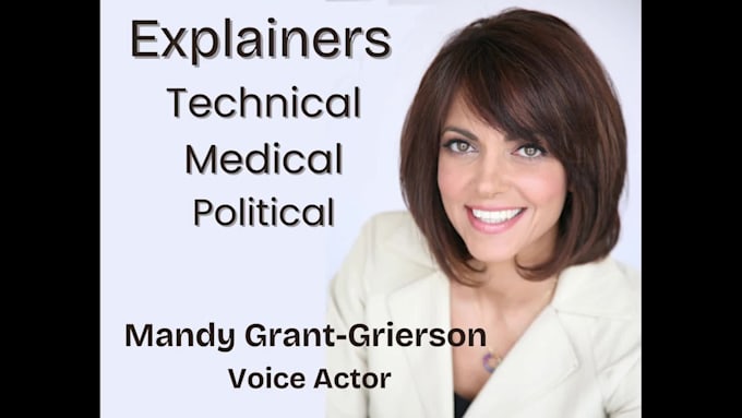 create an explainer voiceover