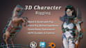 professionally do 3d rigging in maya blender unity and unreal engine