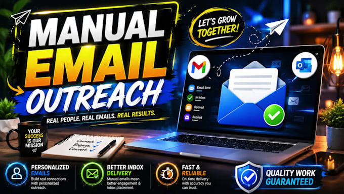 manually send emails one by one for outreach campaigns