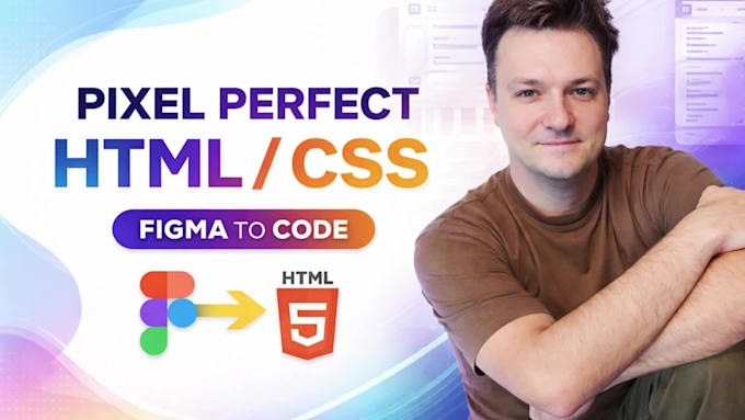 convert your figma to HTML CSS js pixel perfect mobile responsive