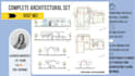 create a complete architectural drawing set or floor plan in autocad