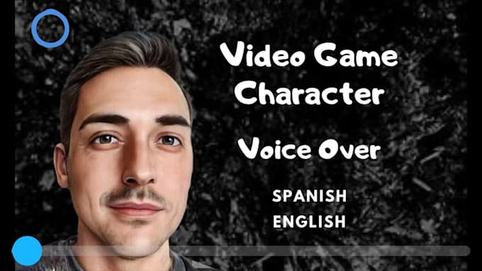 record video game and character voice over