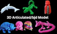 sculpt 3d bjd 3d toy design articulated model 3d doll for 3d printing