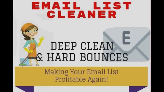 deep clean and hard bounce test your email list