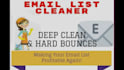 deep clean and hard bounce test your email list