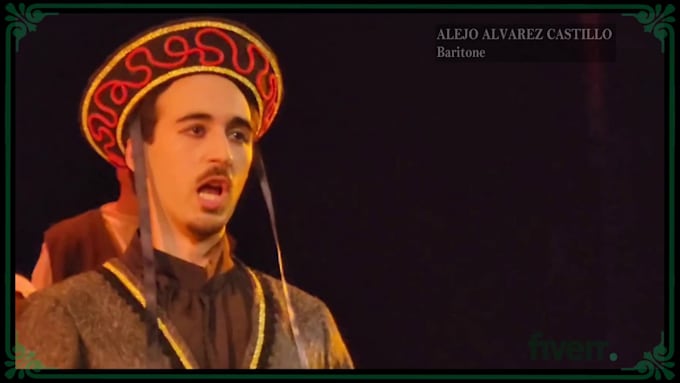 be your opera male bass baritone singer choir