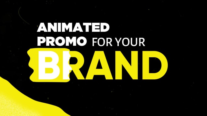 make animated promos  with motion graphics