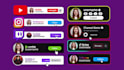 make animated youtube subscribe and social media lower thirds
