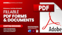 design fillable PDF forms and documents as per your branding