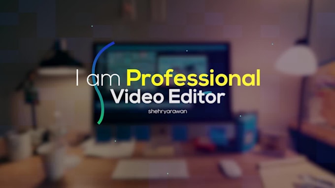 do professional video editing