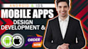 do mobile app development android ios app, building mobile app flutter developer