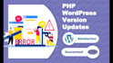 do update wordpress version, php version, plugins, and backup