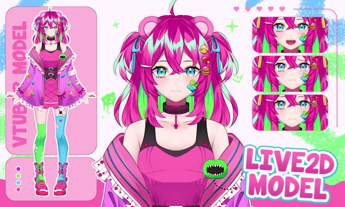 design and rigging your live 2d vtuber model for vtube studio