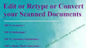 create, edit, retype, design, or convert your documents