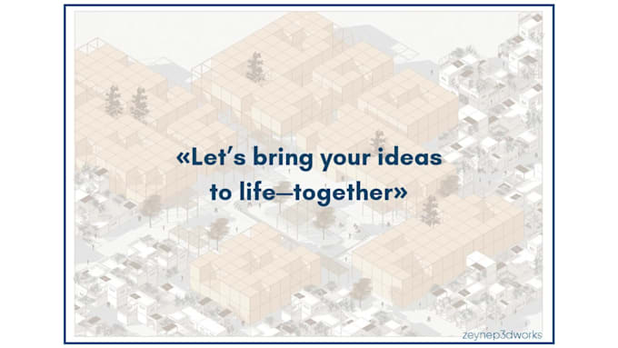 do architecture diagram, section drawings and floor plan visuals