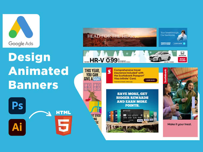 build HTML5 animated google ad banners from your design