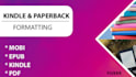 professionally format your book for amazon KDP, lulu, ingramsparks, smashwords