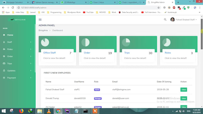 do any task in HTML css,javascript,jquery bootstrap