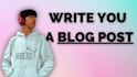 write for you a blog post