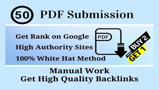 manually submit your PDF or PPT to top 50 PDF submission sites