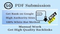 manually submit your PDF or PPT to top 50 PDF submission sites