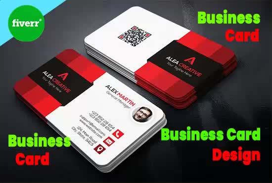 double business card