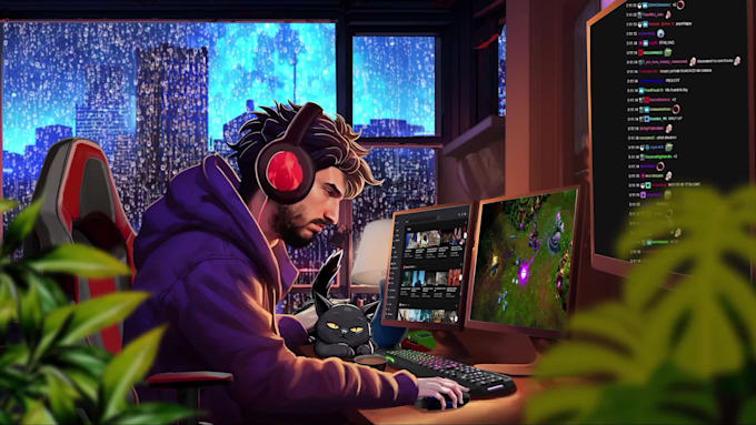 make lofi art and 2d loop animation