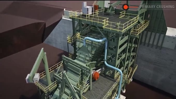 create 3d industrial animation, 3d mechanical assembly animation, factory video