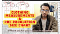 do fashion and clothing size chart, critical measurements