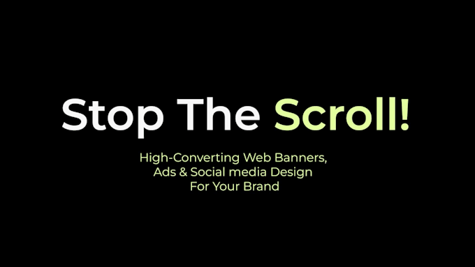 design professional web banners, headers, and ads