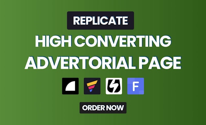 replicate high converting advertorial, listicle pages