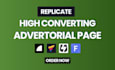 replicate high converting advertorial, listicle pages