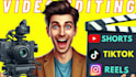 do short form video editing for ig reels tiktok yt shorts