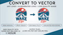 vector tracing, redraw, convert logo to vector, recreate in vector