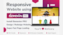 build wordpress website with elementor pro page builder