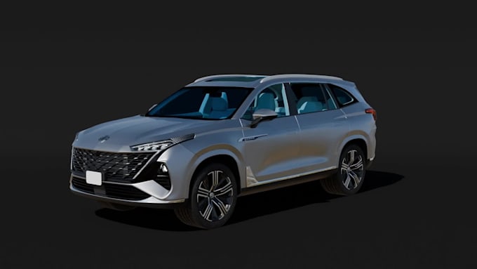 make a 3d vehicle model for you