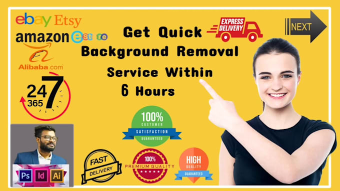 do professional product photo editing, background removal and retouching