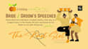 write a tearjerker wedding speech toast for the bride or groom